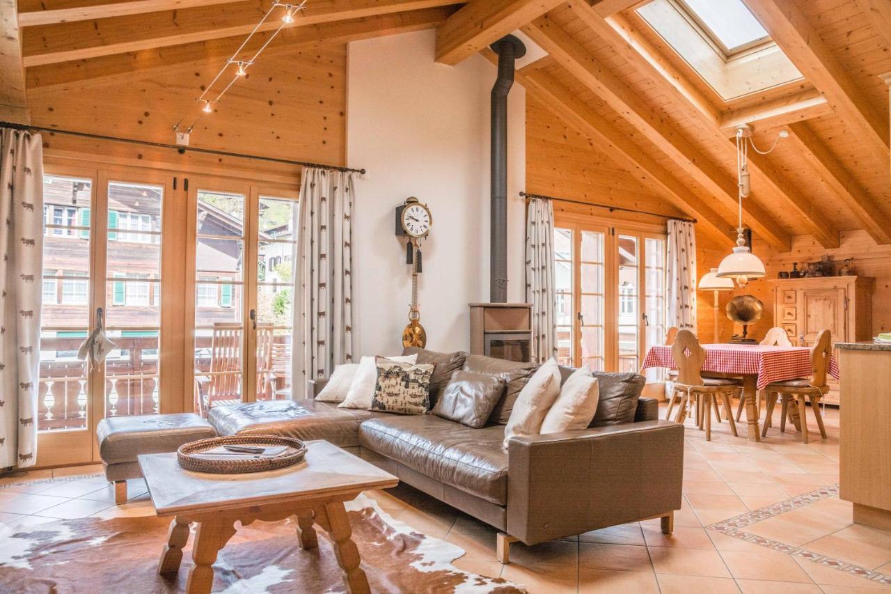 Apartment Stotzhalten DG 3.5 - GriwaRent AG Grindelwald Buitenkant foto
