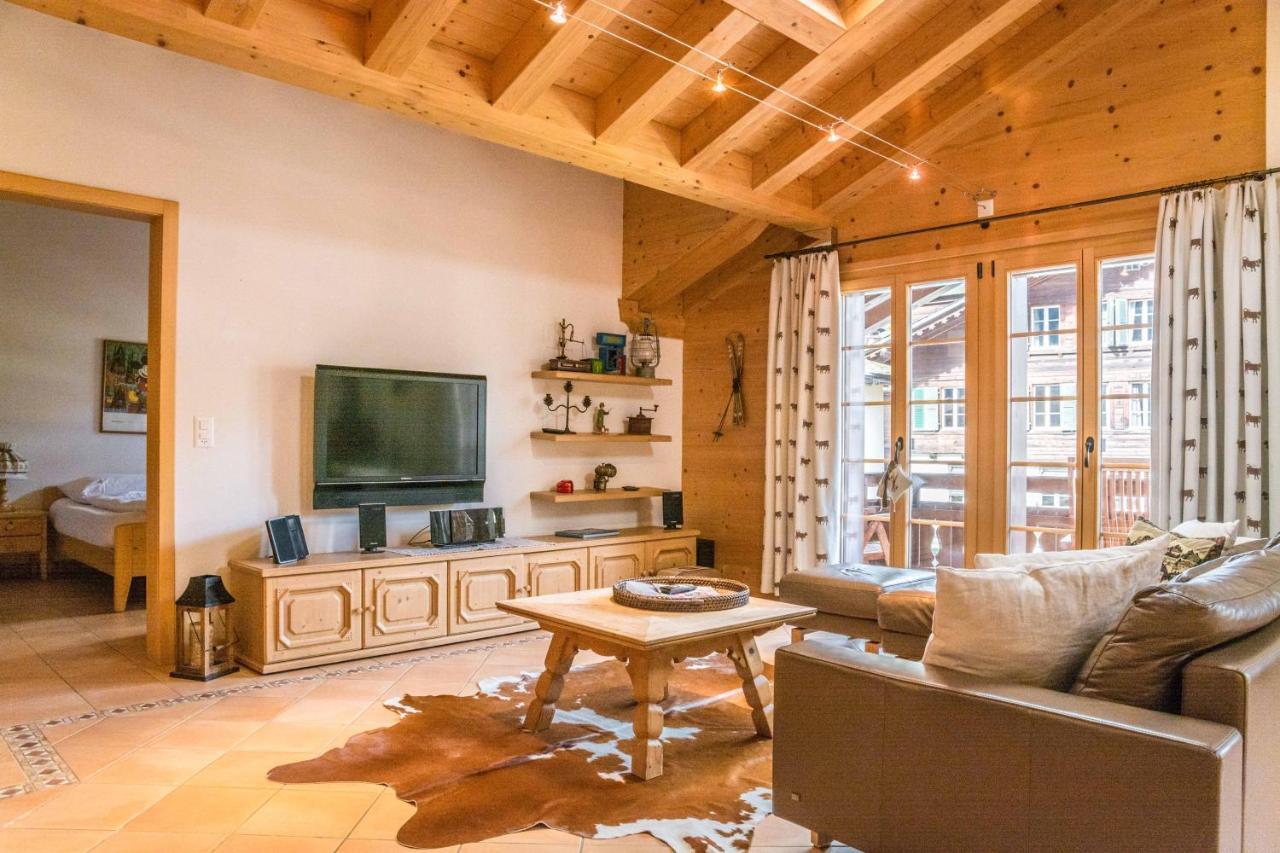 Apartment Stotzhalten DG 3.5 - GriwaRent AG Grindelwald Buitenkant foto